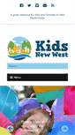 Mobile Screenshot of kidsnewwest.ca